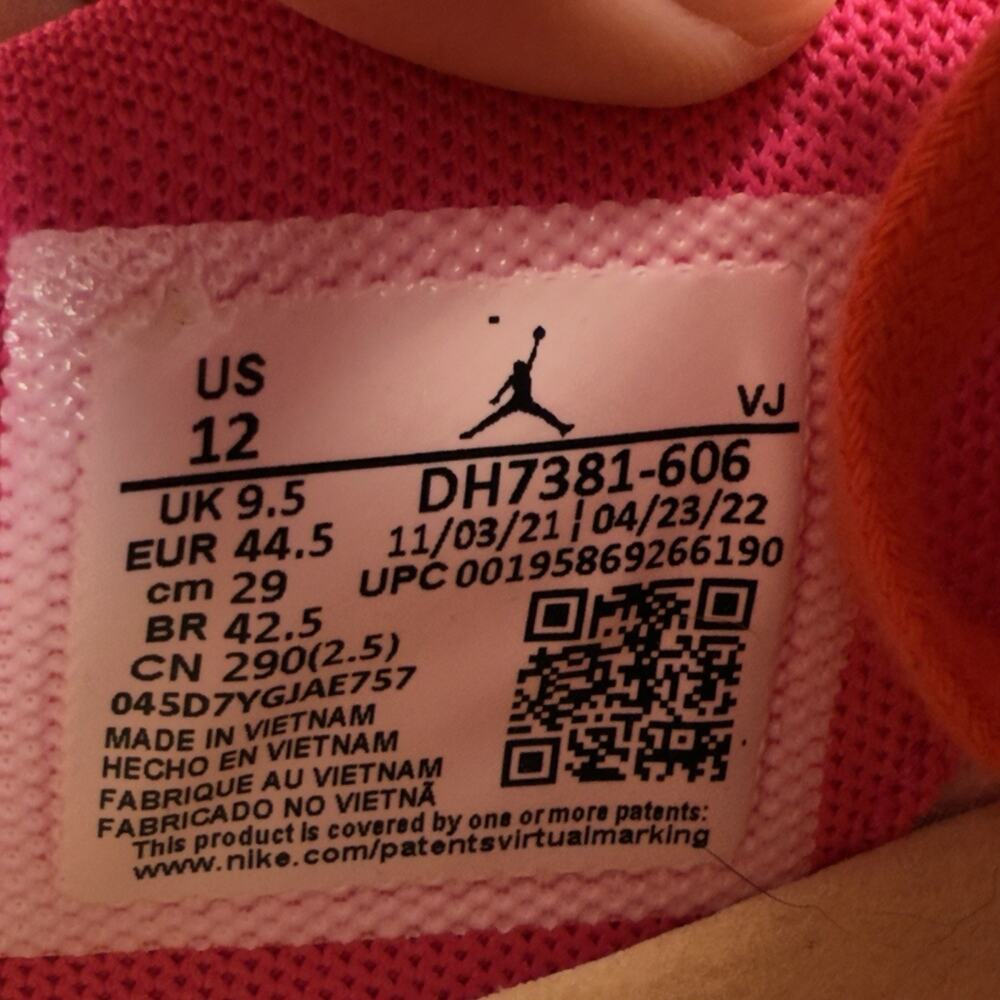 Nike Jordan Air 200E Siren Red Pink Prime Shoes DH7381-606 Women's Size 12 - Picture 9 of 9